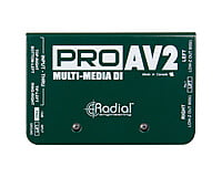 Radial ProAV2 2Ch Passive AV and Multimedia DI Box Radial ProAV2 2Ch Passive AV and Multimedia DI Box