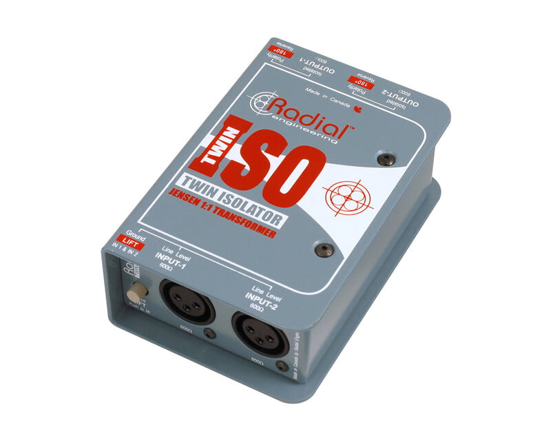 Radial TWIN ISO 2Ch Line Isolator with Jensen Transformer Radial TWIN ISO 2Ch Line Isolator with Jensen Transformer