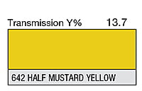 LEE 642 1/2 Mustard Yellow Full Sheet (1.22 x 0.53m)