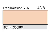 LEE 651 Hi Sodium Full Sheet (1.22 x 0.53m) LEE 651 Hi Sodium Full Sheet (1.22 x 0.53m)