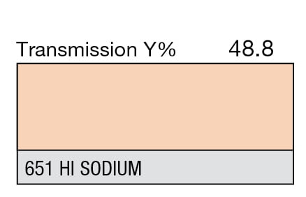 LEE 651 Hi Sodium Full Sheet (1.22 x 0.53m) LEE 651 Hi Sodium Full Sheet (1.22 x 0.53m)