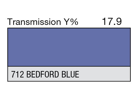 LEE 712 Bedford Blue Full Sheet (1.22 x 0.53m)