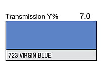 LEE 723 Virgin Blue Full Sheet (1.22 x 0.53m) LEE 723 Virgin Blue Full Sheet (1.22 x 0.53m)