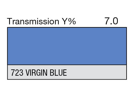 LEE 723 Virgin Blue Full Sheet (1.22 x 0.53m) LEE 723 Virgin Blue Full Sheet (1.22 x 0.53m)