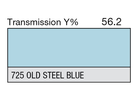 LEE 725 Old Steel Blue Full Sheet (1.22 x 0.53m)