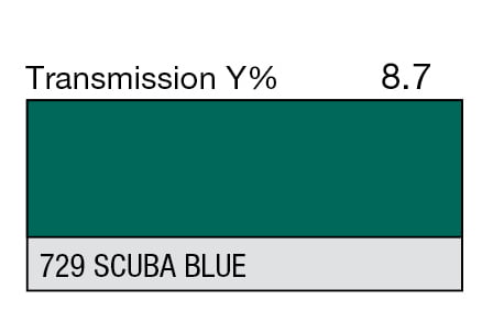 LEE 729 Scuba Blue Full Sheet (1.22 x 0.53m) LEE 729 Scuba Blue Full Sheet (1.22 x 0.53m)