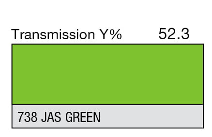 LEE 738 JAS Green Full Sheet (1.22 x 0.53m) LEE 738 JAS Green Full Sheet (1.22 x 0.53m)