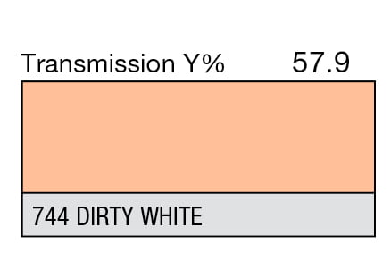 LEE 744 Dirty White Full Sheet (1.22 x 0.53m) LEE 744 Dirty White Full Sheet (1.22 x 0.53m)