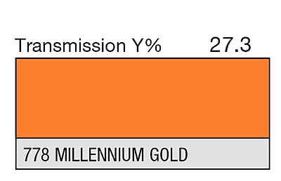 LEE 778 Millennium Gold Full Sheet (1.22 x 0.53m)
