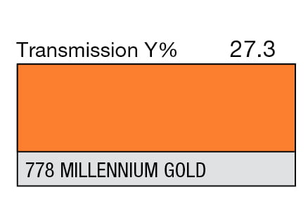 LEE 778 Millennium Gold Full Sheet (1.22 x 0.53m) LEE 778 Millennium Gold Full Sheet (1.22 x 0.53m)