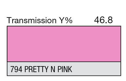 LEE 794 Pretty n Pink Full Sheet (1.22 x 0.53m) LEE 794 Pretty n Pink Full Sheet (1.22 x 0.53m)