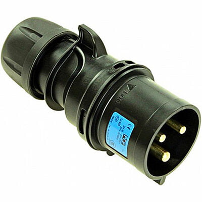 PCE 16A Plug Midnight range (220/240 Volt, 2P+E Pin Configuration)